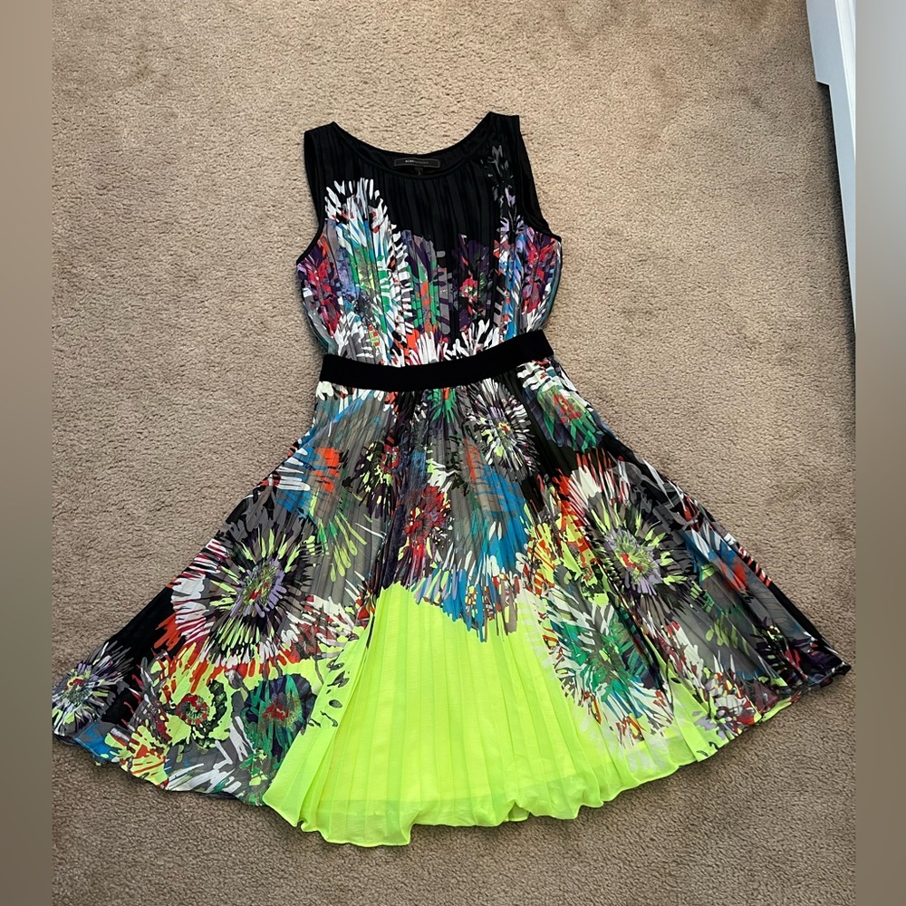 BCBG MAX AZRIA ORGANZA MIDI DRESS